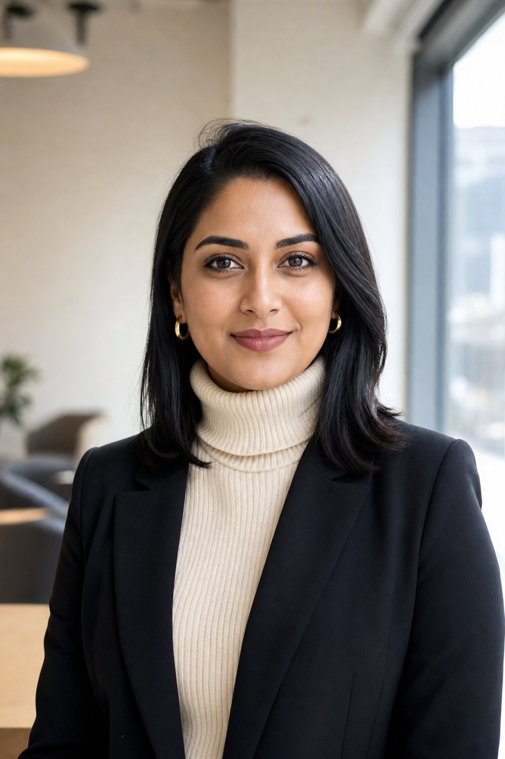 Mid-career professional changing into AI advisory
